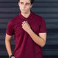 Men's Maroon Polo Shirt - Classic Fit & Soft Cotton Feel for Ultimate Comfort EW-000345