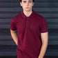 Men's Maroon Polo Shirt - Classic Fit & Soft Cotton Feel for Ultimate Comfort EW-000345