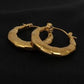 Textured Hoop Earrings - Bold & Timeless