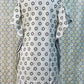 Kaftan Style Stitched Linen Frock