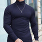 3 Pcs Men's Cotton Plain Highneck