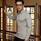 3 Pcs Men's Cotton Plain Highneck