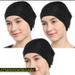 Women's Chiffon Plain Niqab Patti Black