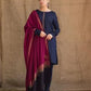 2 Pcs Women's Unstitched Embroidered Suit