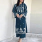 2 Pcs Women's Unstitched Embroidered Suit