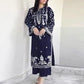 2 Pcs Women's Unstitched Embroidered Suit