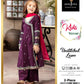 2 Pcs Girl's Lawn Embroidered Unstitched Suit