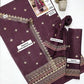 2 Pcs Girl's Lawn Embroidered Unstitched Suit