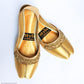 Women's PU Leather Embroidered Khussa