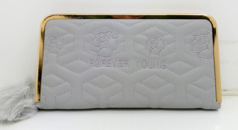 Women's Leather Textured Casual Clutch