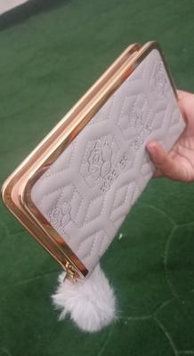 Women's Leather Textured Casual Clutch