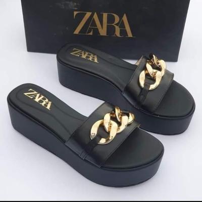 Stylish Women's Casual Synthetic Leather Wedge Heels - 1 Pcs