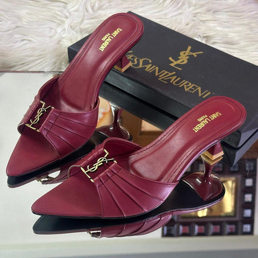 Stylish Women's Synthetic Leather Heels - Perfect for Formal & Casual Wear