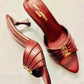 Stylish Women's Synthetic Leather Heels - Perfect for Formal & Casual Wear