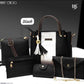 Women's Rexine Plain Hand Bag Set