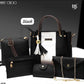 Women's Rexine Plain Hand Bag Set