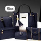 Women's Rexine Plain Hand Bag Set