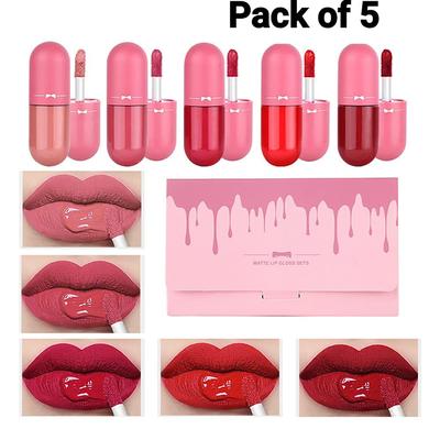 Bold Coverage Lip Gloss- Pack Of 5