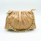 Women's PU Leather Plain Clutch Bag