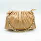 Women's PU Leather Plain Clutch Bag