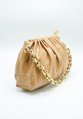 Women's PU Leather Plain Clutch Bag