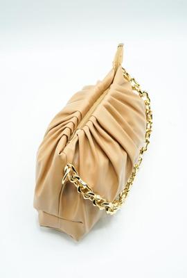 Women's PU Leather Plain Clutch Bag