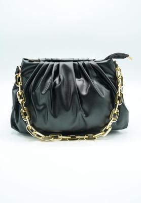Women's PU Leather Plain Clutch Bag