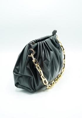 Women's PU Leather Plain Clutch Bag