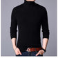 1 Pc Men's Ribbed Plain Highneck