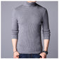 1 Pc Men's Ribbed Plain Highneck