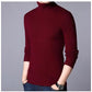Men's Ribbed Plain Highneck