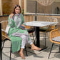 1 Pc Women's Stitched Linen Embroidered Kurta