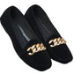 Women's Velvet Semi-Formal Pumps