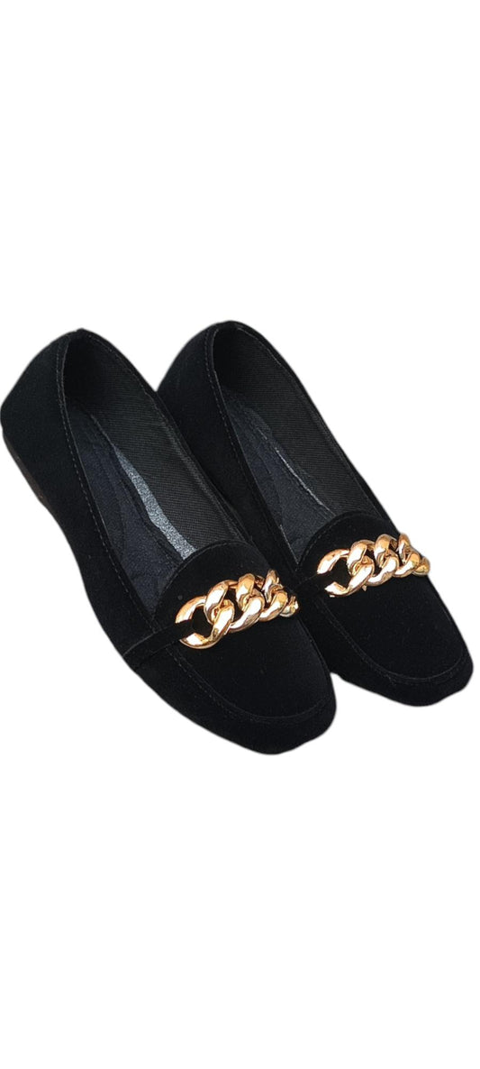 Women's Velvet Semi-Formal Pumps