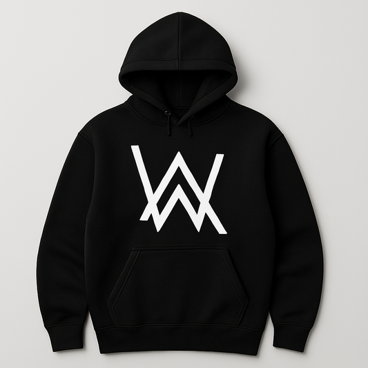 New Summer Collection Full Black Hoodie With Wa Print For Men And Boys – Comfortable, Fashionable & Casual Wear