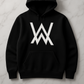 New Summer Collection Full Black Hoodie With Wa Print For Men And Boys – Comfortable, Fashionable & Casual Wear