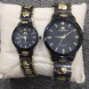 Elegant Couple Watch Set – Luxury Quartz Wristwatches For Him & Her With Dual-tone Metal Strap