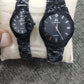 Elegant Couple Watch Set – Luxury Quartz Wristwatches For Him & Her With Dual-tone Metal Strap