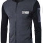 New Winter Collection Charcoal Grey “be Creative” Printed Zipper Jacket For Men & Boys – French Fleece, Premium Quality, Stylish & Comfortable Winter Wear